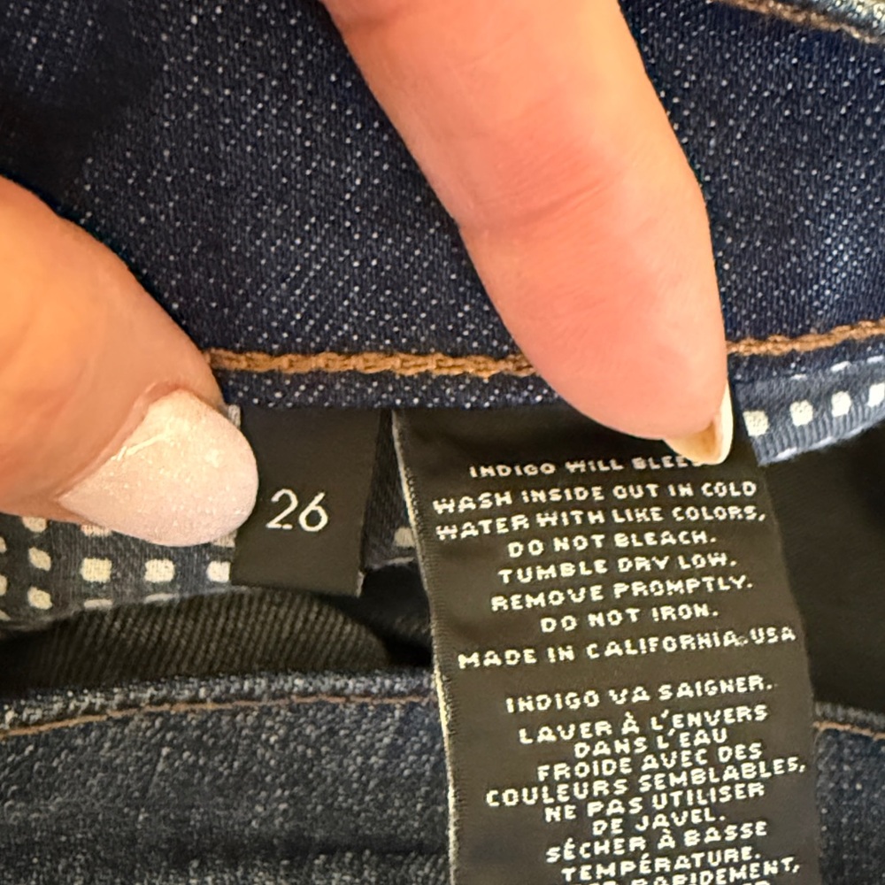 J Brand Aidan Boyfriend Mid Rise Jeans Ringer Wash Waist 26 - Picture 12 of 16